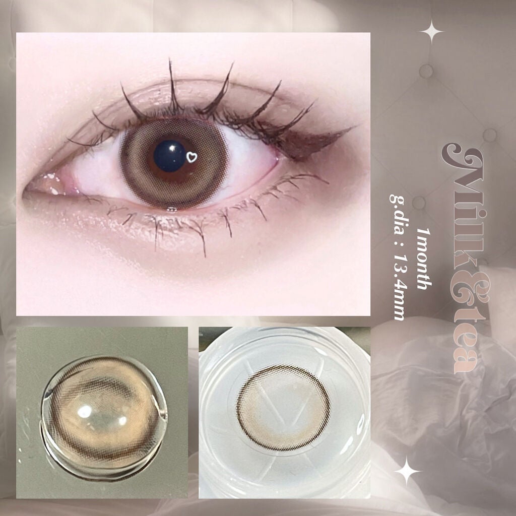chuuLENS Milk&Tea 1day/chuu LENS/ワンデー(1DAY)カラコンを使ったクチコミ(1枚目)