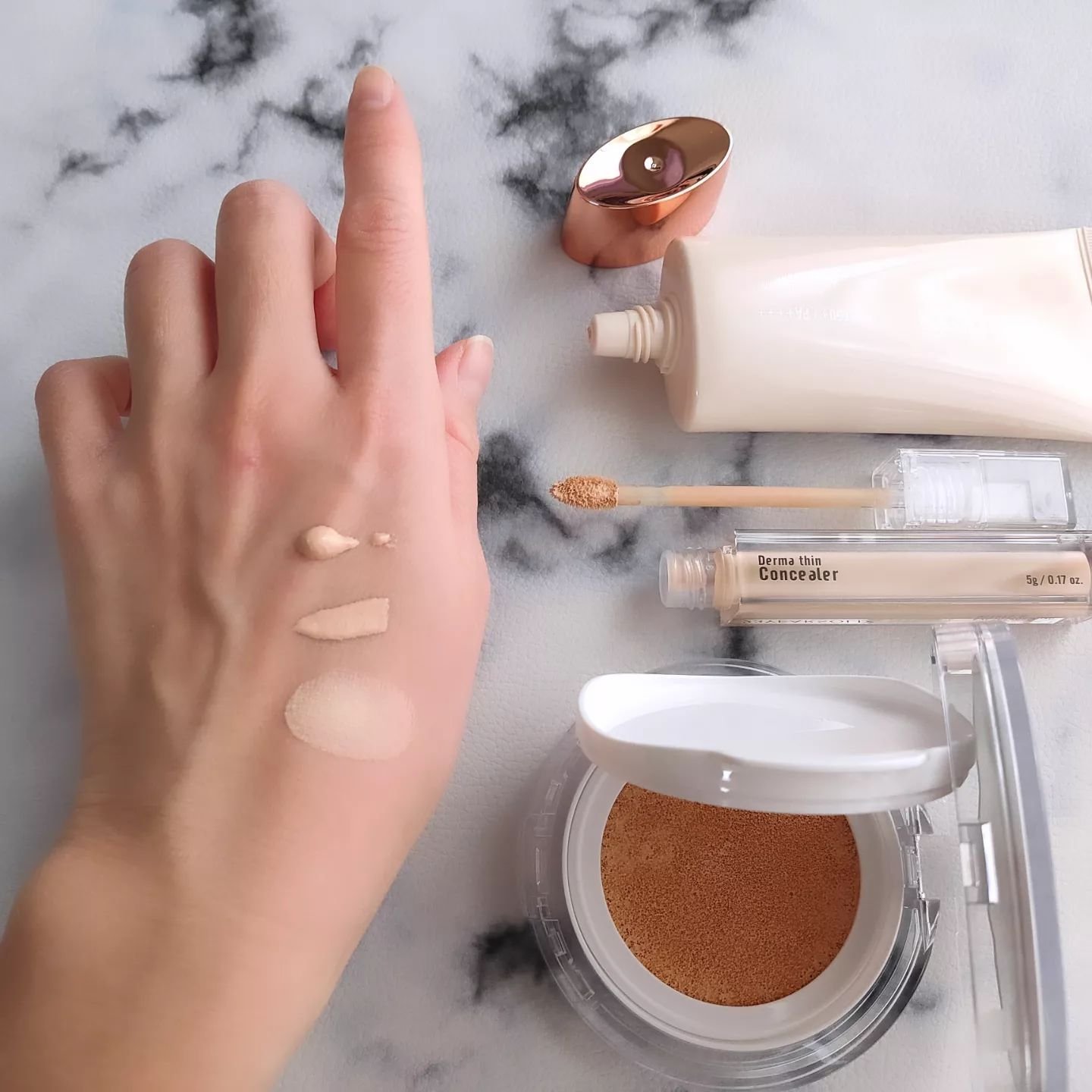 ダーマシンベースフリートーンアップクリーム/23years old/化粧下地を使ったクチコミ（2枚目）