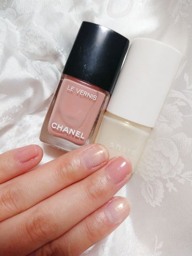 CHANEL・SHIROのマニキュアを使った口コミ - ꙳☆*ﾟCHANEL ヴェルニロングトゥニュ ネイルエナメル521 ローズカシェ by  雪❄(脂性肌/20代前半) | LIPS