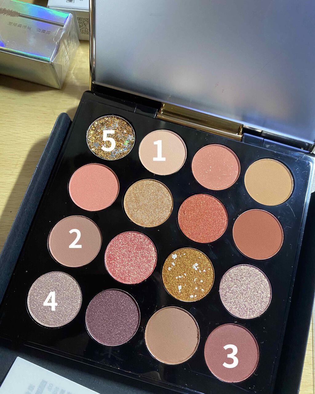 大英博物館 エジプトシリーズ アイシャドウパレット/ZEESEA/アイシャドウパレットを使ったクチコミ(2枚目)