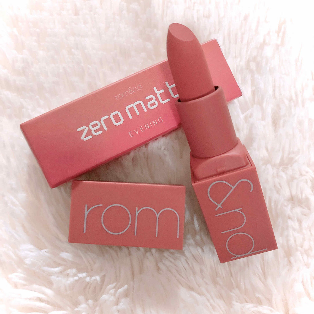 ゼログラムマットリップスティック/rom&nd/口紅を使ったクチコミ（2枚目）