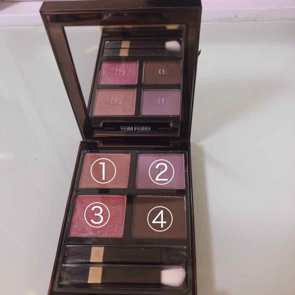 アイ カラー クォード/TOM FORD BEAUTY/アイシャドウパレットを使ったクチコミ(1枚目)