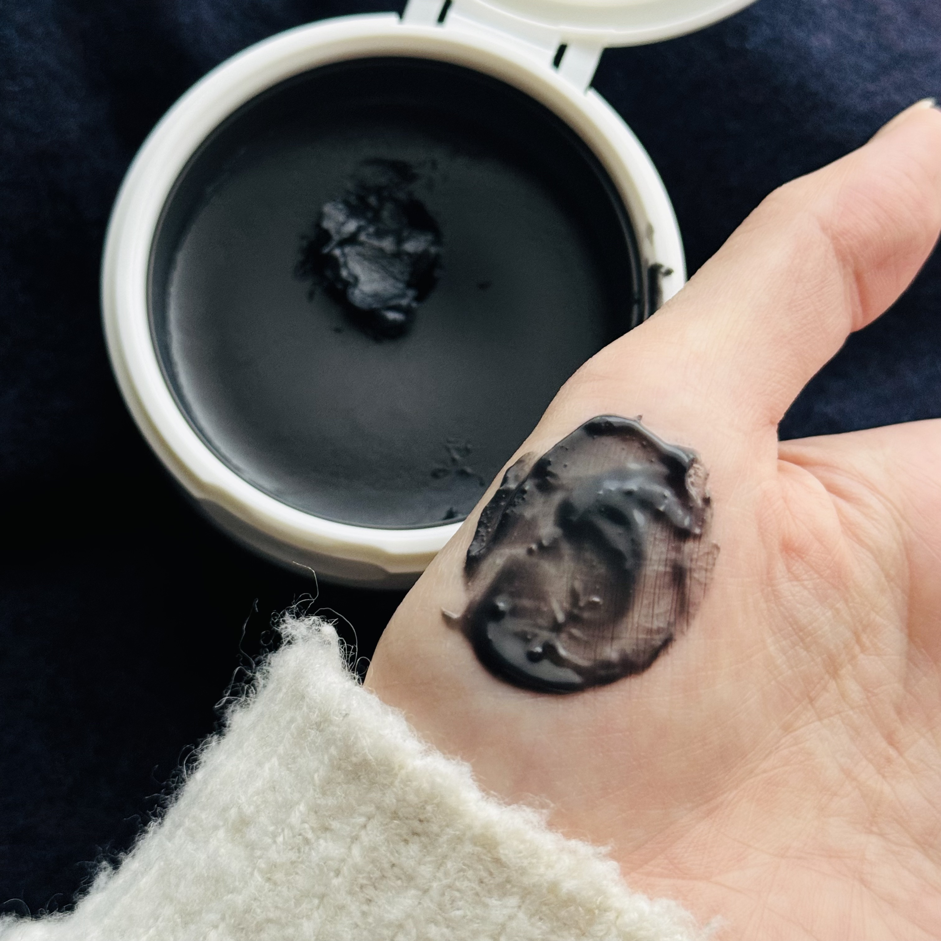 パーフェクトワンフォーカス スムースクレンジングバーム ディープブラック/PERFECT ONE  FOCUS/クレンジングバームを使ったクチコミ（3枚目）