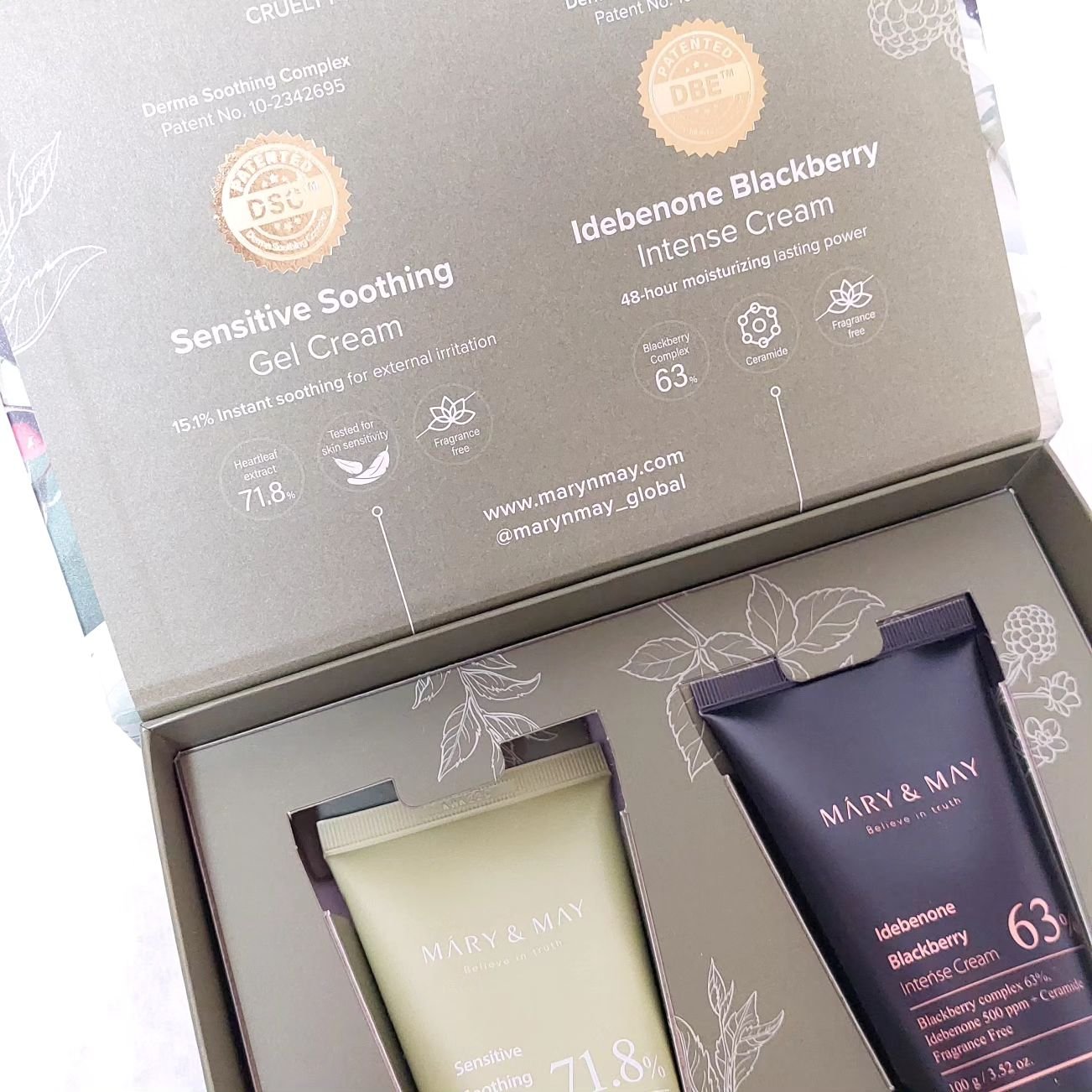 Sensitive Soothing Gel Cream/MARY&MAY/フェイスクリームを使ったクチコミ（3枚目）