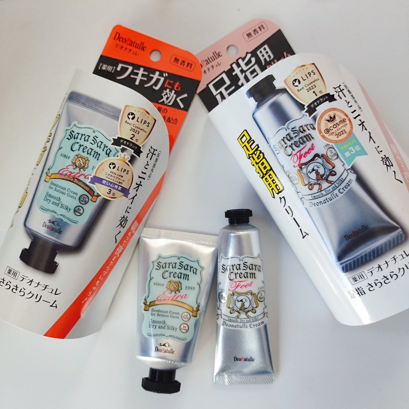 薬用足指さらさらクリーム/デオナチュレ/デオドラント・制汗剤を使ったクチコミ(1枚目)