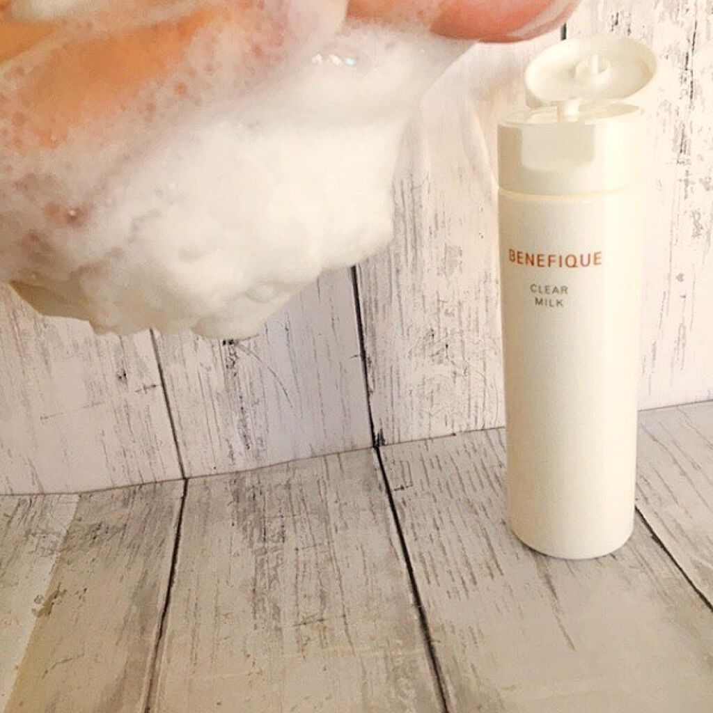 クリアミルク/BENEFIQUE/その他洗顔料を使ったクチコミ(7枚目)