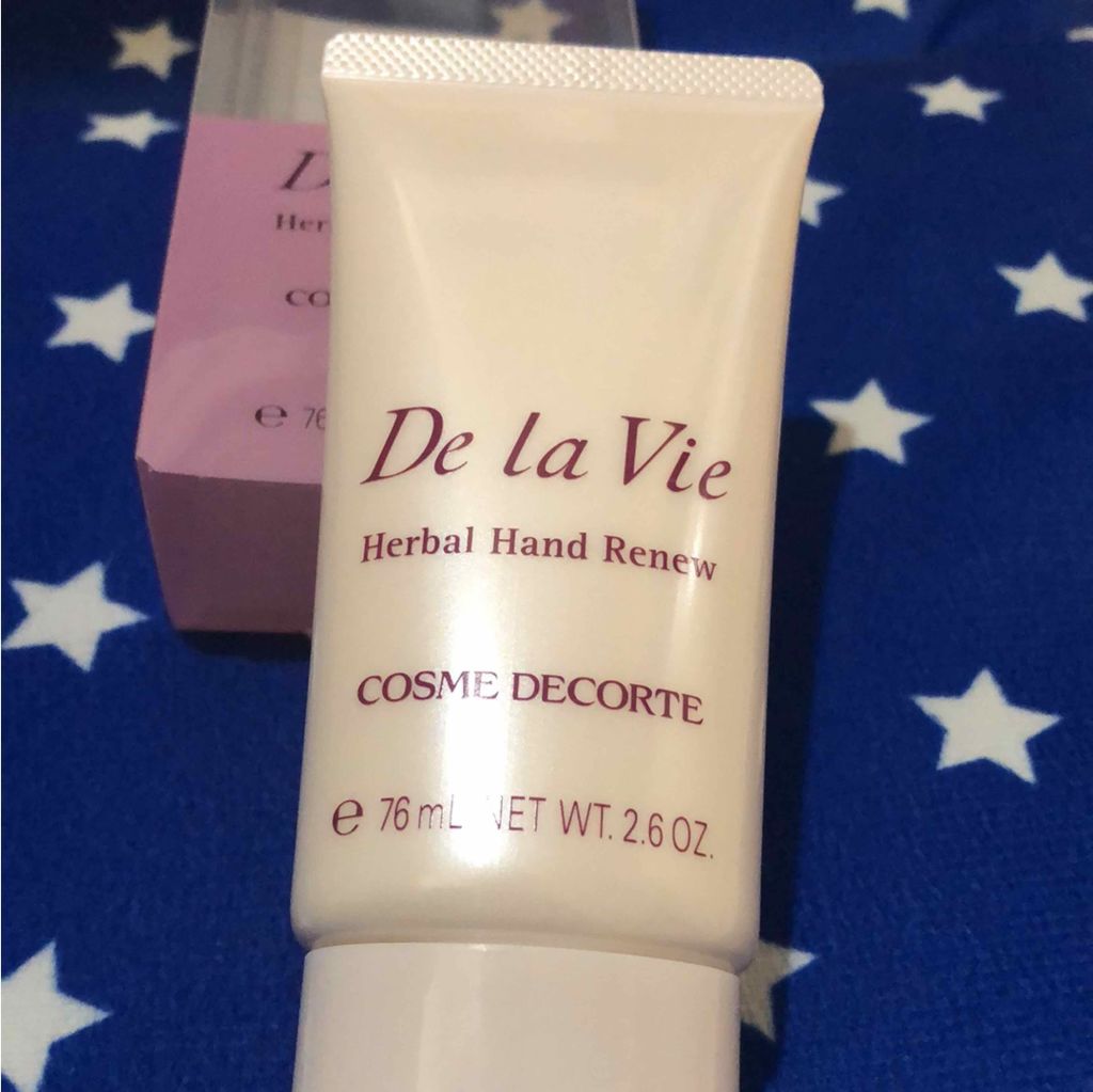 DECORTÉ ドゥ ラ ヴィ ハーバル ハンドリニューのクチコミ「コスメデコルテ
ドゥ ラ ヴィ ハーバル ハンドリニュー

こんな高級なハンドクリームを買った.....」（3枚目）