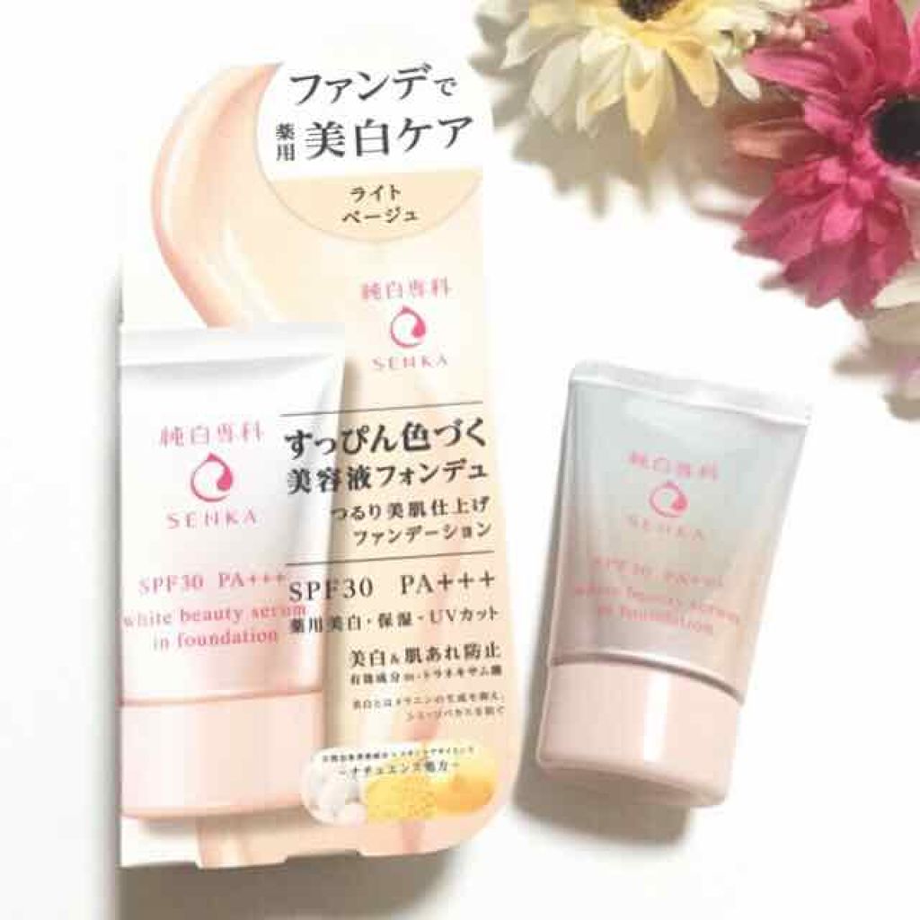SENKA（専科） 純白専科　すっぴん色づく美容液フォンデュのクチコミ「アットコスメの口コミサイトで美容液がNo.1を獲得した
純白専科から新登場の『すっぴん色づく美.....」（1枚目）