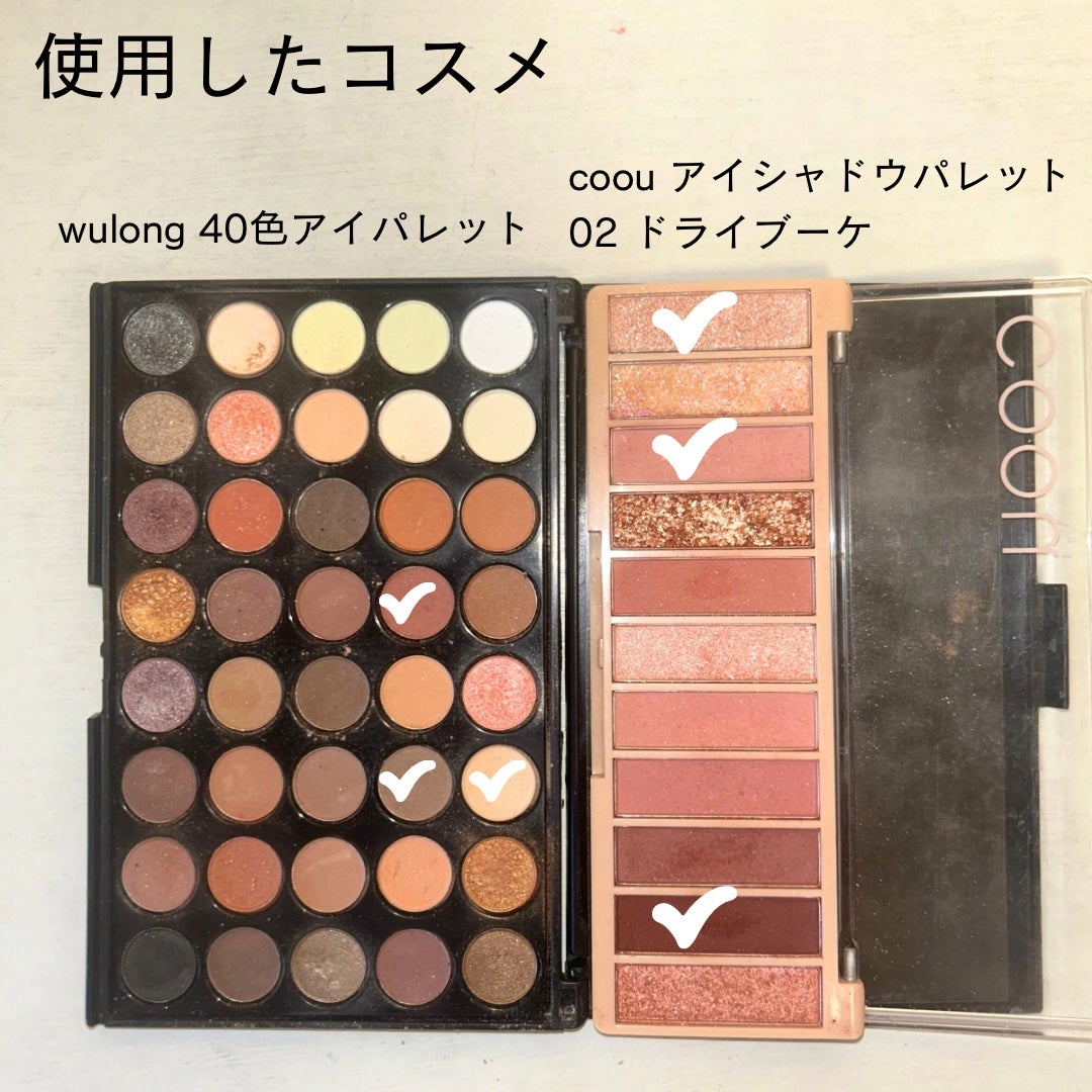 アイシャドウパレット/coou/アイシャドウパレットを使ったクチコミ(3枚目)