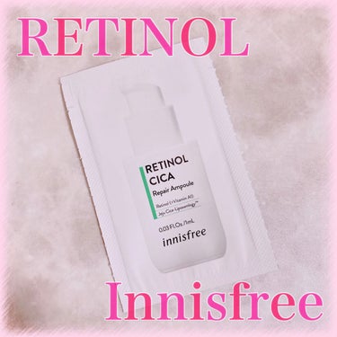 innisfree レチノール　シカ　リペア　セラムのクチコミ「
💖🎀 RETINOL CICA Repair Ampoule 🎀💖


🎀繰り返す肌トラブル.....」（1枚目）