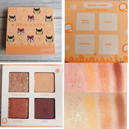 what a hoot/ColourPop/アイシャドウパレットを使ったクチコミ(2枚目)