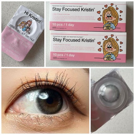 Stay Focused Kristin/Hapa kristin/カラーコンタクトレンズを使ったクチコミ(3枚目)