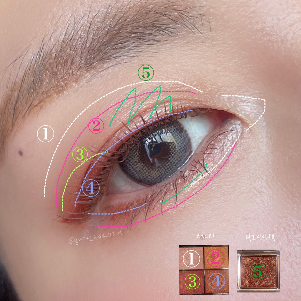 カラーリンググレイズ/LUNASOL/パウダーチークを使ったクチコミ（3枚目）