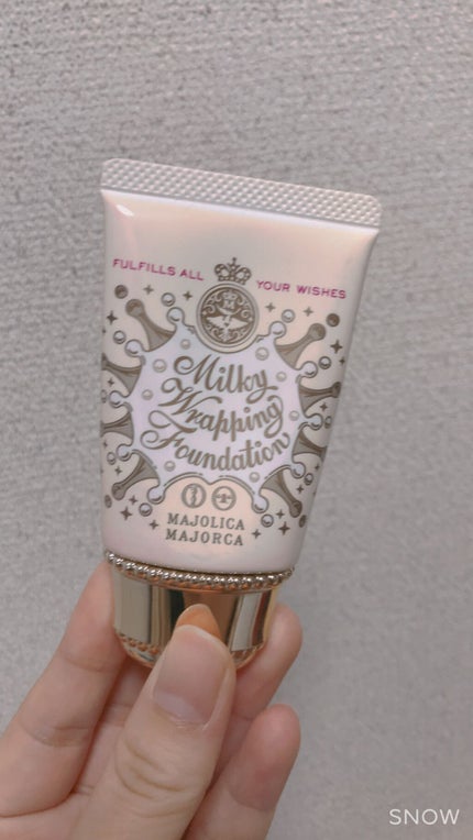 ミルキーラッピングファンデ/MAJOLICA MAJORCA/リキッドファンデーションを使ったクチコミ(1枚目)