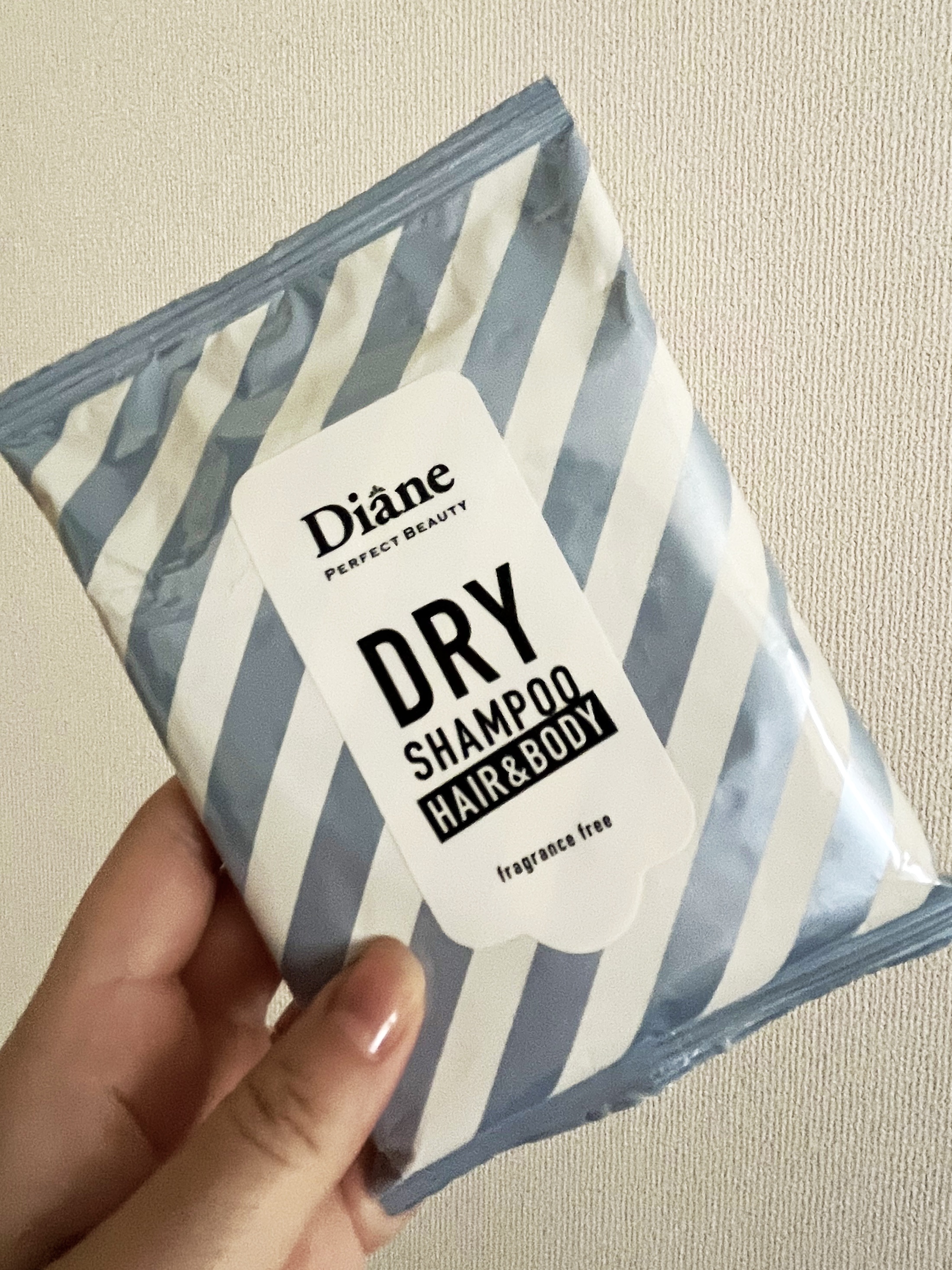 ドライシャンプーシート ヘア＆ボディ 無香料タイプ/ダイアン/ボディシートを使ったクチコミ（2枚目）