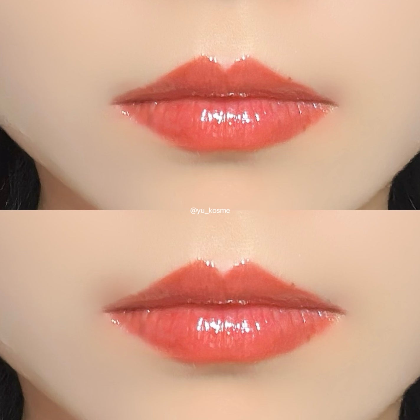 GLOWY TINT BALM/AOU/リップグロスを使ったクチコミ(3枚目)