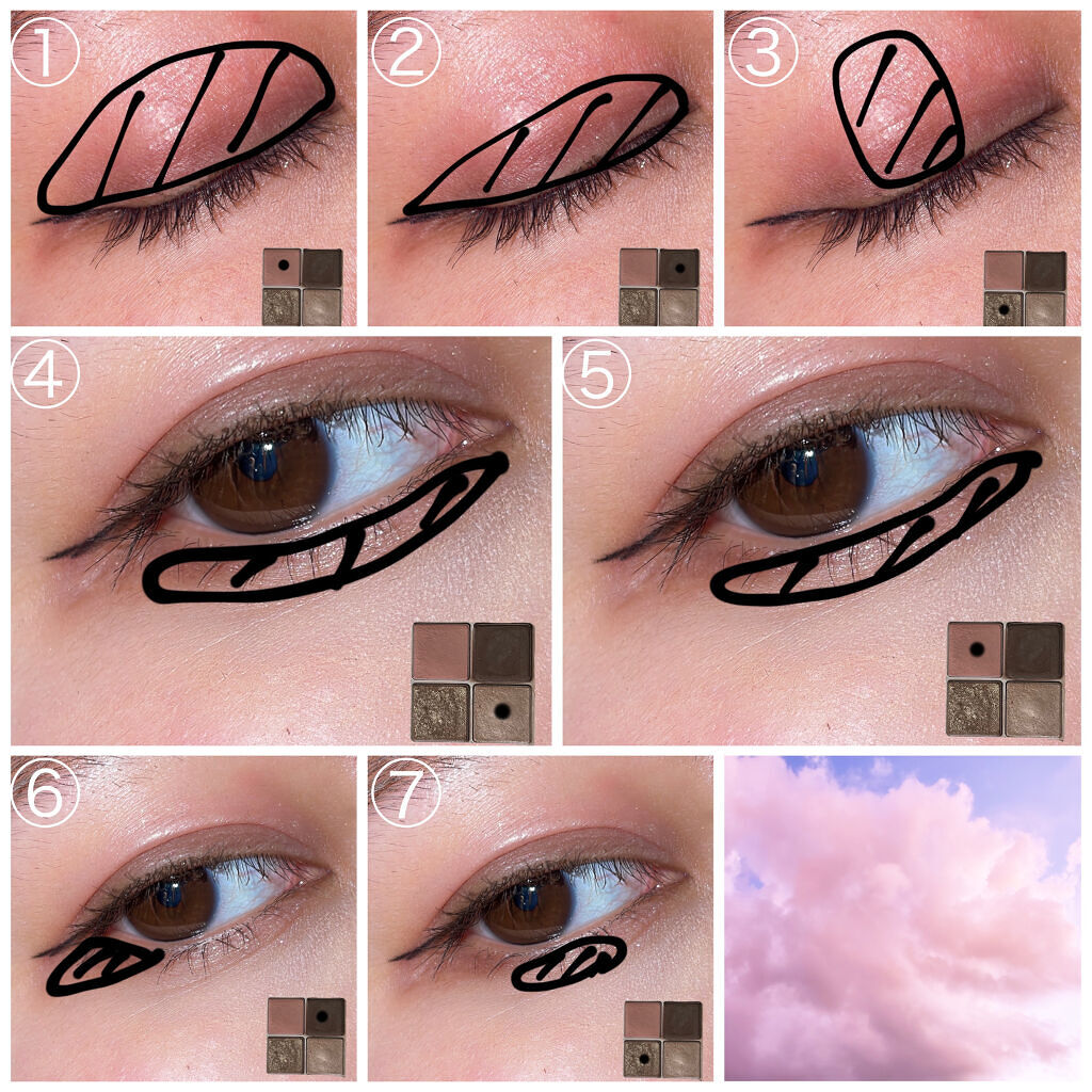 THE アイパレR/b idol/アイシャドウパレットを使ったクチコミ（2枚目）