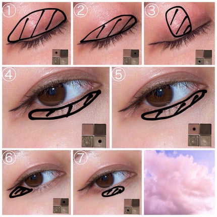 THE アイパレR/b idol/アイシャドウパレットを使ったクチコミ(2枚目)