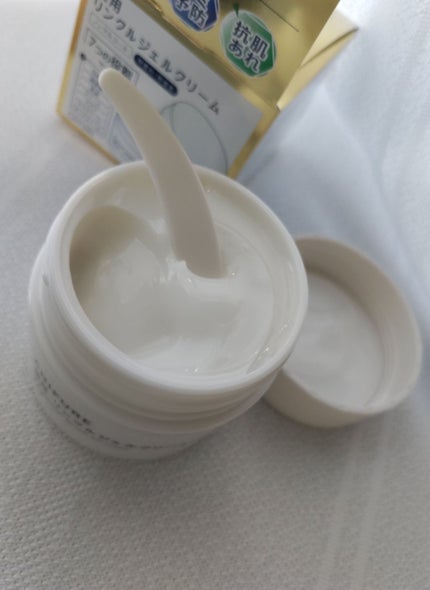 薬用 リンクルジェルクリーム/ちふれ/オールインワン化粧品を使ったクチコミ(7枚目)