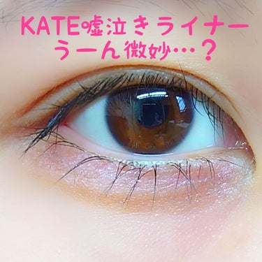 フェイクティアーズメイカー/KATE/ペンシルアイライナーを使ったクチコミ（1枚目）