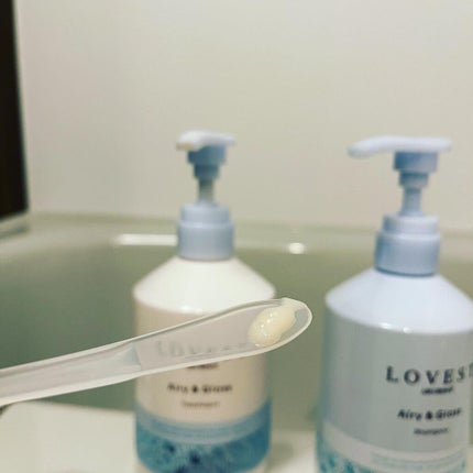 エアリーアンドグロス シャンプー/トリートメント /LOVEST by air Salon Quality Hair Care/市販シャンプーを使ったクチコミ(4枚目)