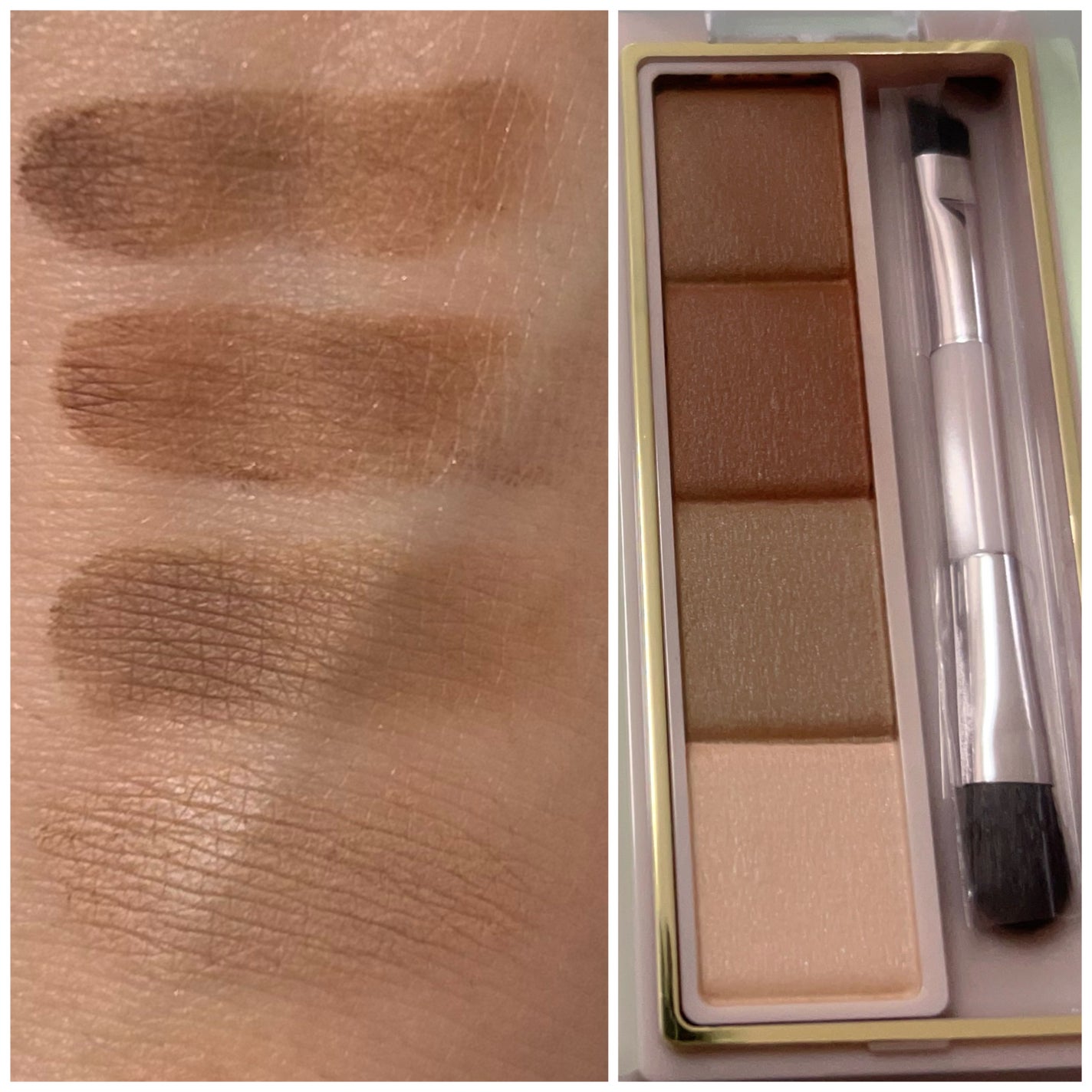 カラーエディットパウダーブロウ/excel/パウダーアイブロウを使ったクチコミ(3枚目)