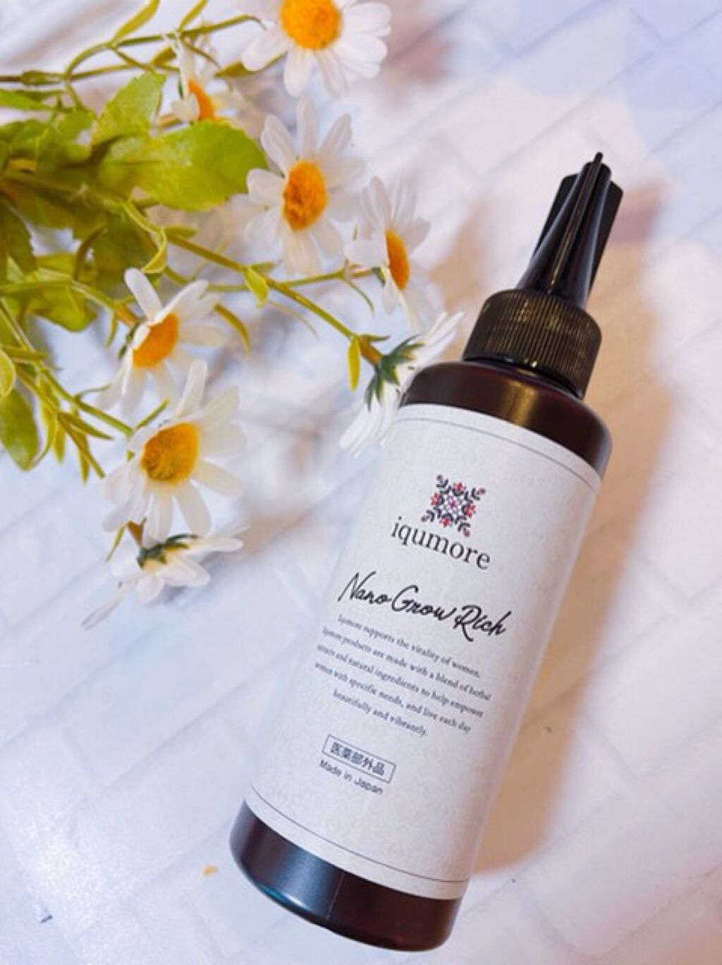 ナノグロウリッチ/iqumore/頭皮ローションを使ったクチコミ（1枚目）