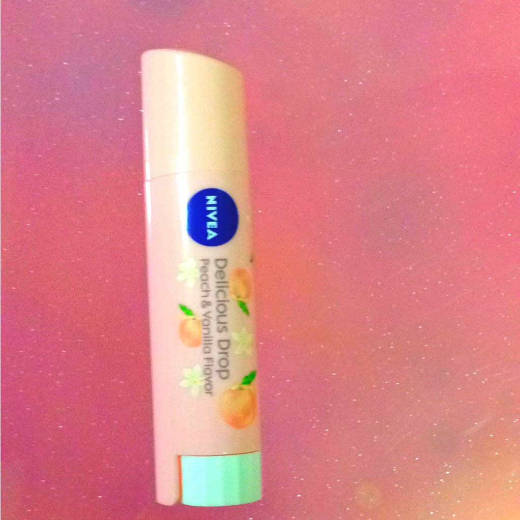 ニベア フレーバーリップ デリシャスドロップ ピーチの香り/ニベア/リップクリームを使ったクチコミ（1枚目）