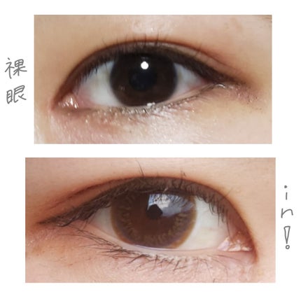 ワンマンス リフレア リル/Refrear/カラーコンタクトレンズを使ったクチコミ(3枚目)