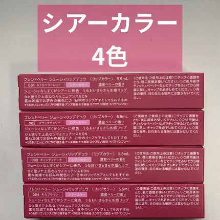 ジューシィリップデュウ/BLEND BERRY/口紅を使ったクチコミ(2枚目)