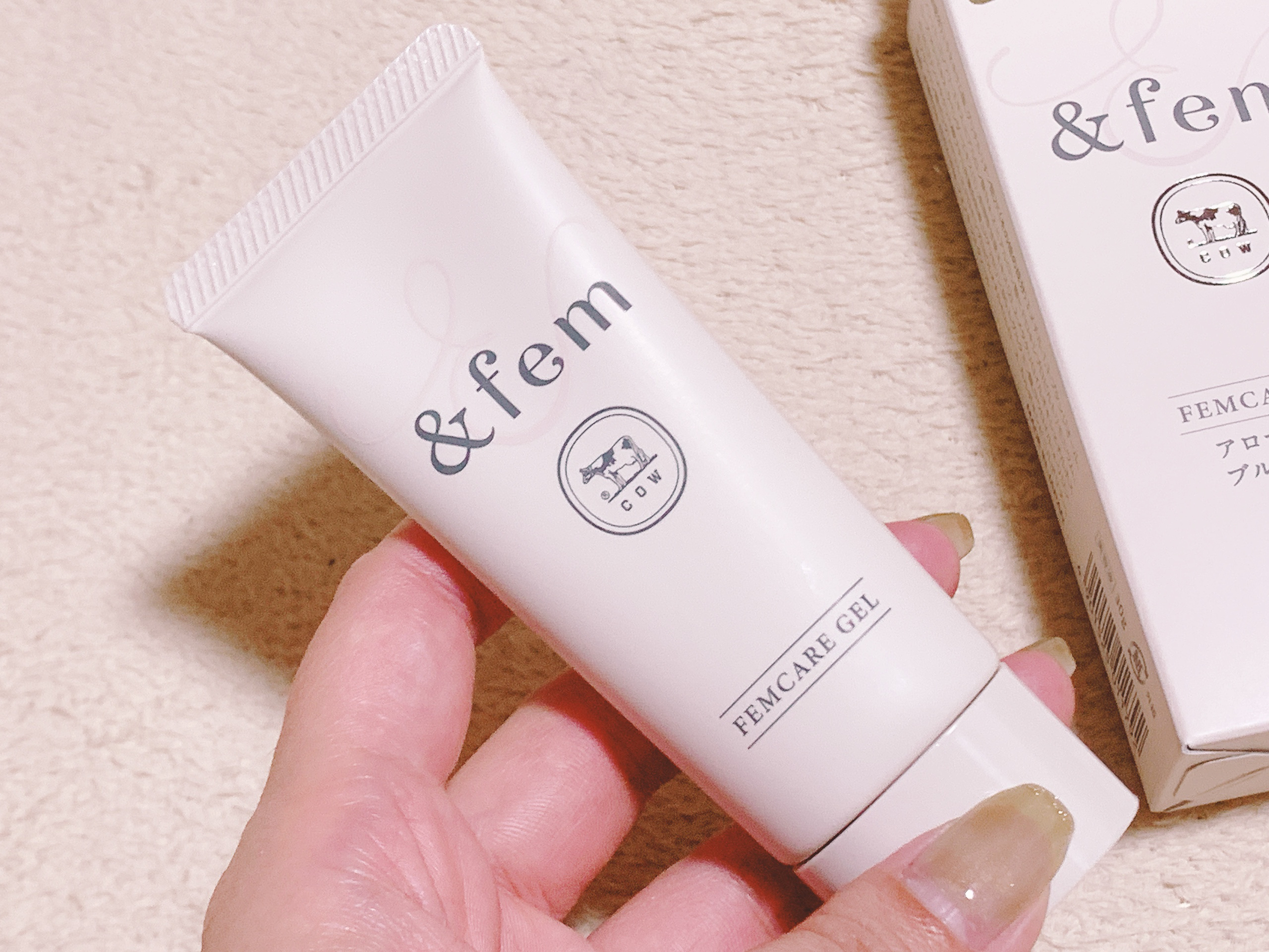 アンドフェム フェムケア美白ジェル/＆fem/ボディクリームを使ったクチコミ（2枚目）