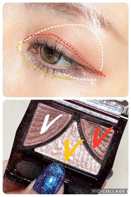 ジューシーピュアアイズ/キャンメイク/アイシャドウパレットを使ったクチコミ(4枚目)