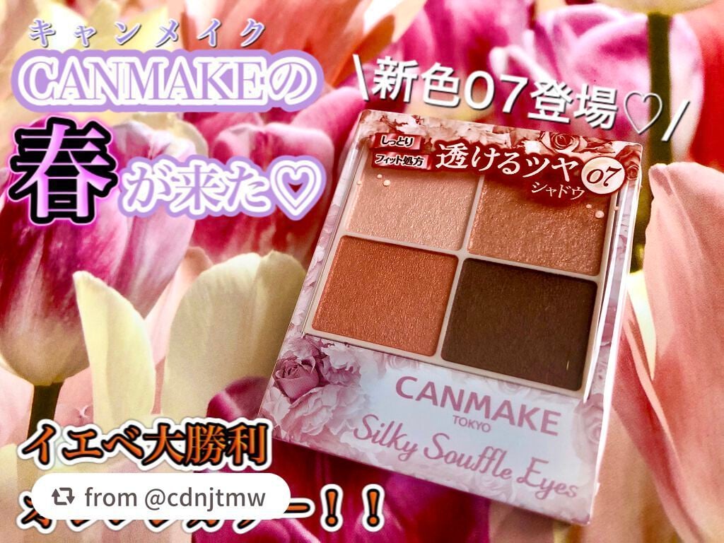 シルキースフレアイズ/キャンメイク/アイシャドウパレットを使ったクチコミ(1枚目)