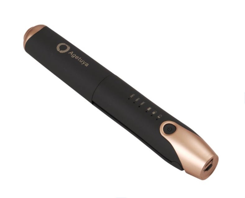 AGETUYA コードレスミニストレートアイロン 楽天ランキング5冠達成！超軽量「コードレスミニアイロンII