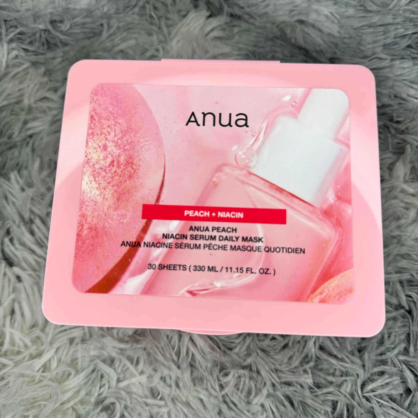 ANUA (アヌア)桃ナイアシンセラムデイリーマスクパック30枚入り /Anua/その他スキンケアを使ったクチコミ(1枚目)