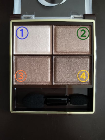 スキニーリッチシャドウ/excel/アイシャドウパレットを使ったクチコミ(3枚目)