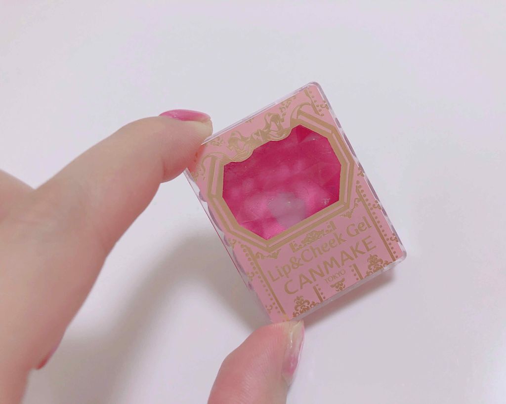 リップ＆チーク ジェル 03 ラズベリーフロート/キャンメイク/ジェル・クリームチークを使ったクチコミ（1枚目）