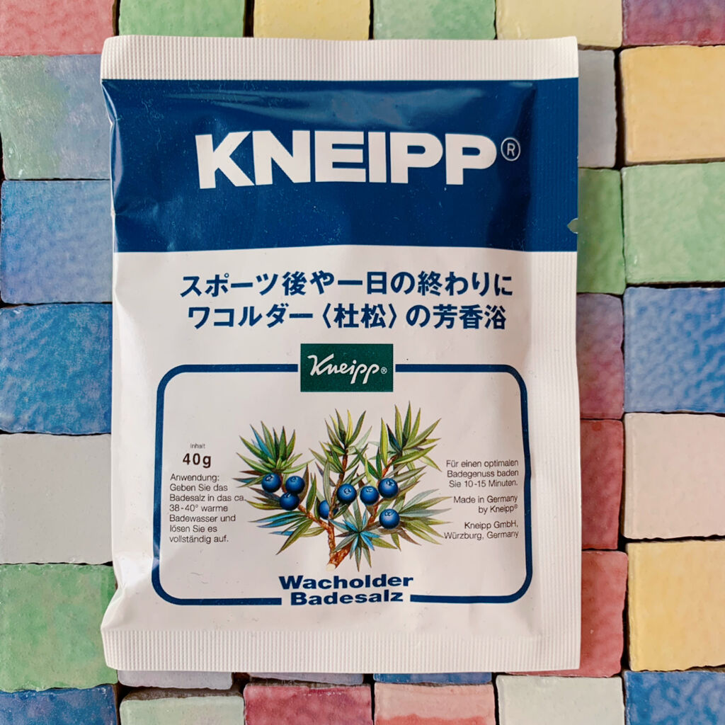 クナイプ バスソルト ワコルダー<杜松>の香り/クナイプ/入浴剤を使ったクチコミ（1枚目）