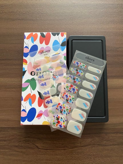 セミキュアジェルネイル(ハンド)/ohora/ネイルシールを使ったクチコミ(3枚目)