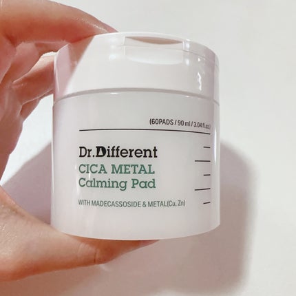 Dr.Different シカメタルカーミングパッドのクチコミ「Dr.Different シカメタルカーミングパッド #提供
Dr.Different.....」(2枚目)