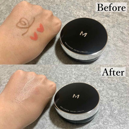 M クッションファンデーション(ネオカバー)/MISSHA/クッションファンデーションを使ったクチコミ(3枚目)