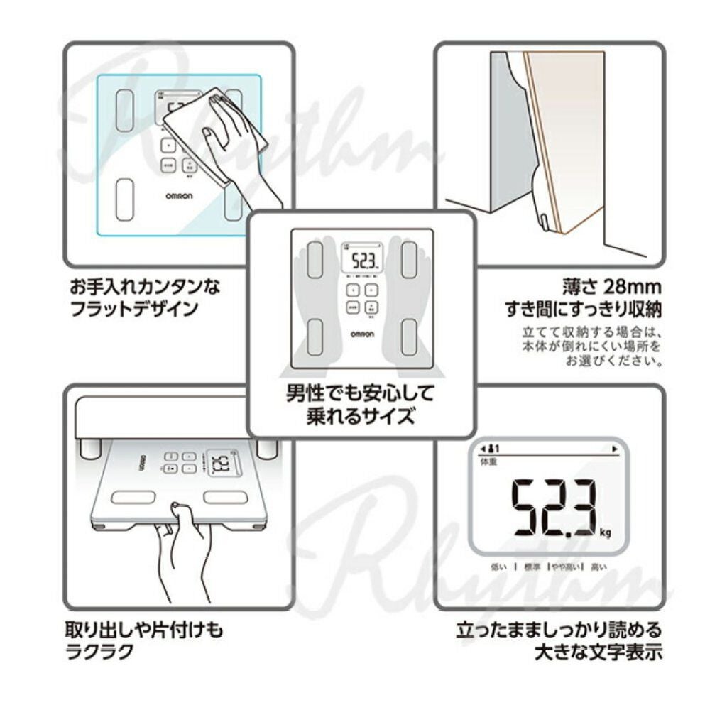 体重体組成計/オムロン/ボディグッズを使ったクチコミ(3枚目)