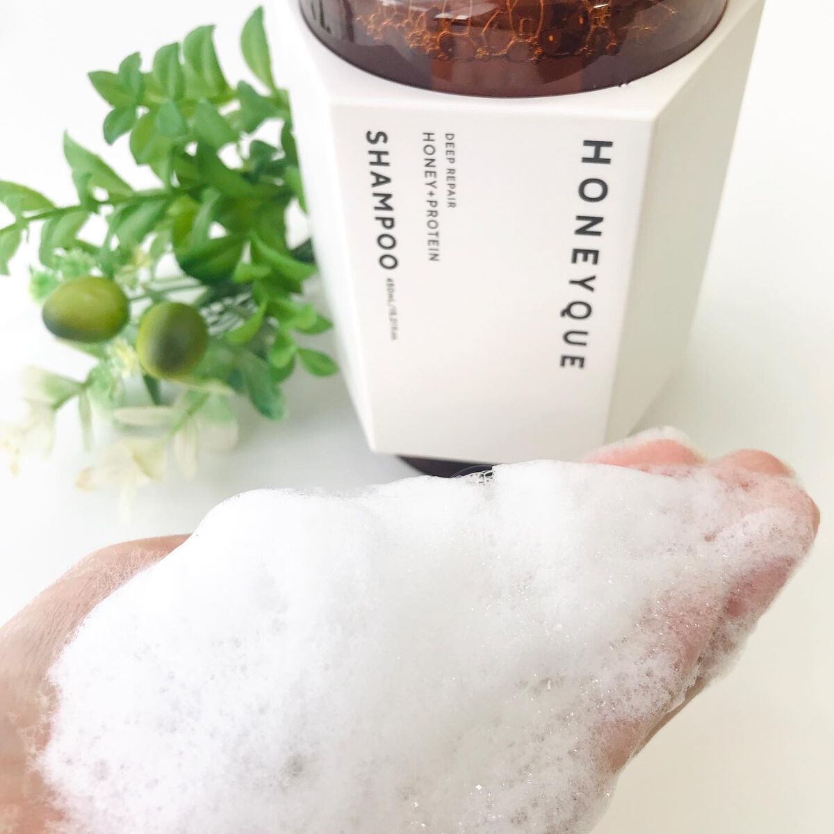 ディープリペア シャンプー モイスト/ヘアトリートメント モイスト/ハニーク/市販シャンプーを使ったクチコミ(2枚目)