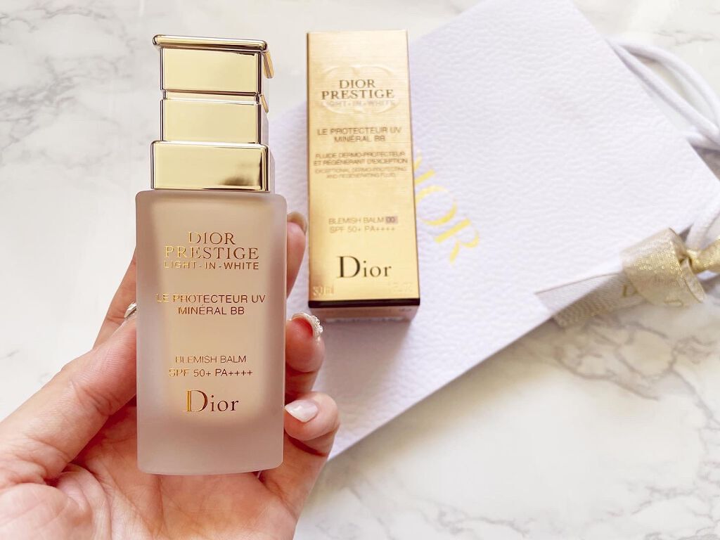 プレステージ ホワイト ル プロテクター ＵＶ ミネラル BB/Dior/BBクリームを使ったクチコミ（2枚目）