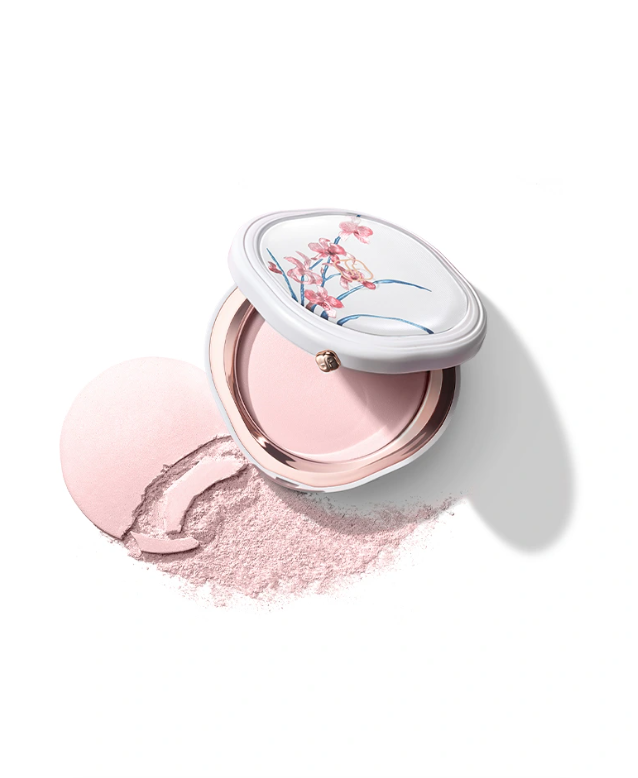 玉養桃花 プレストパウダー 06 パールピンク（刺繍限定）