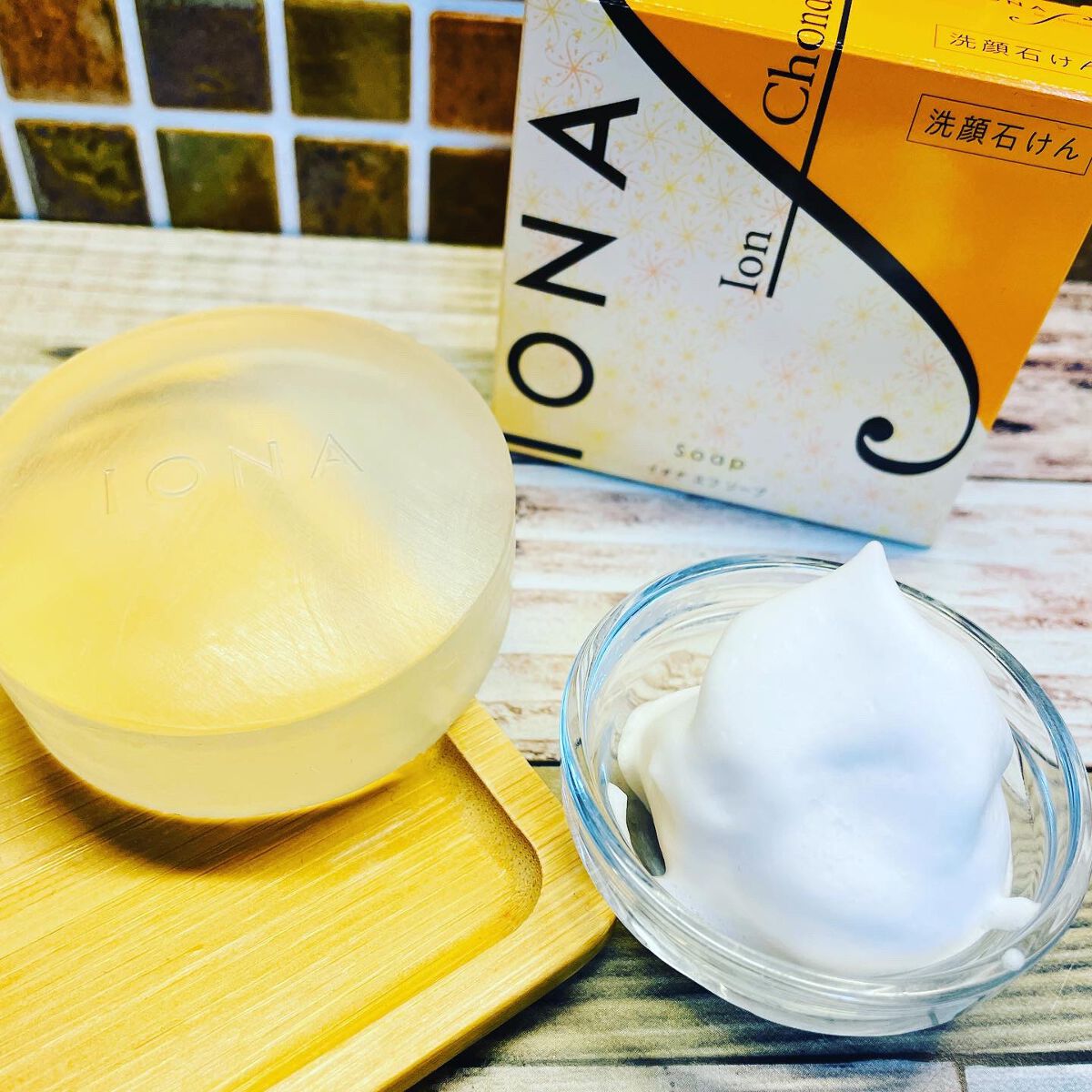 ソープ/イオナ エフ/洗顔石鹸を使ったクチコミ(1枚目)