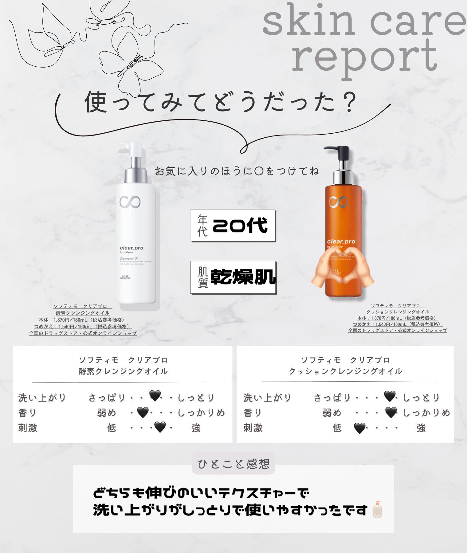 ソフティモ クリアプロ 酵素クレンジングオイル/ソフティモ/オイルクレンジングを使ったクチコミ（2枚目）