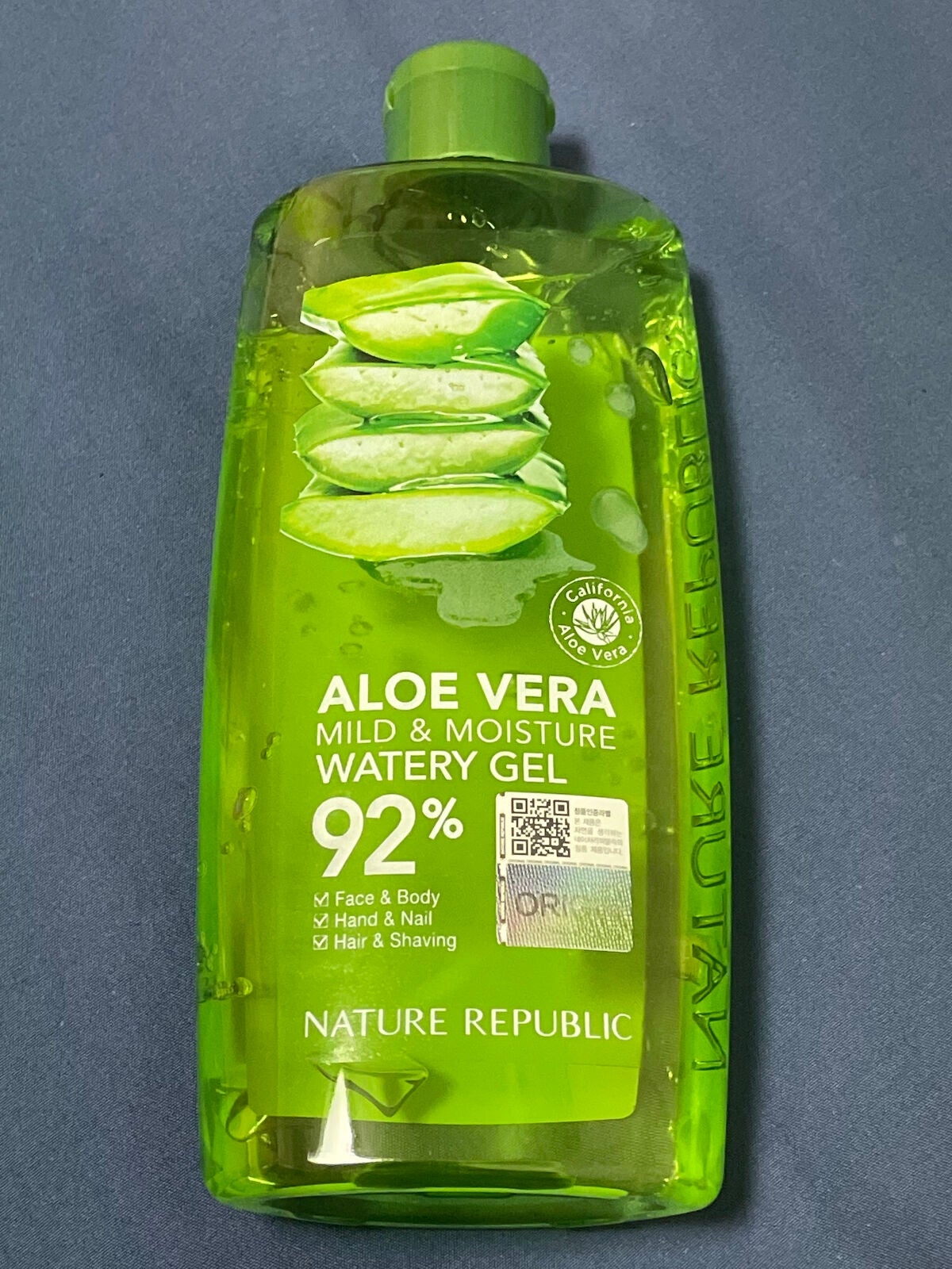 マイルド&モイスチャーアロエジェル/ネイチャーリパブリック/ボディローションを使ったクチコミ(1枚目)