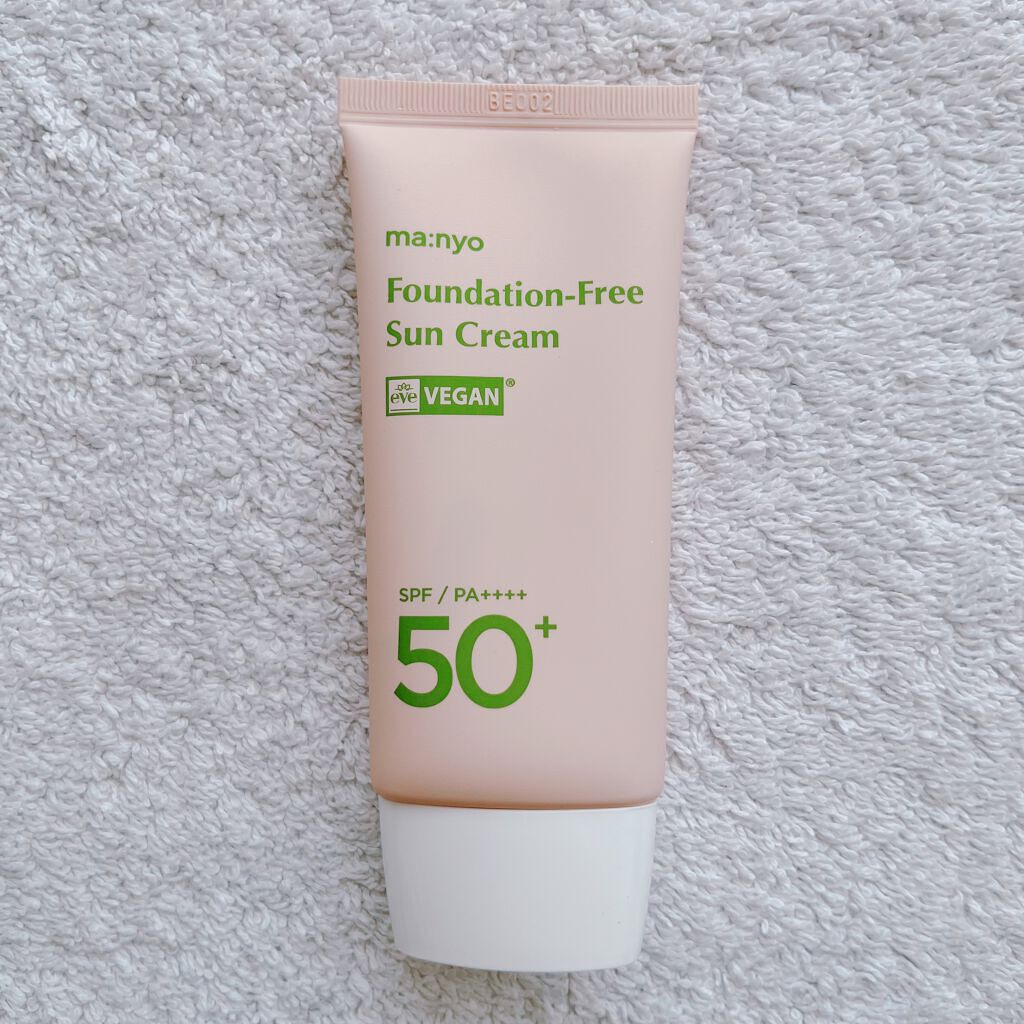 ファンデフリー サンクリーム/manyo/日焼け止めクリームを使ったクチコミ(1枚目)