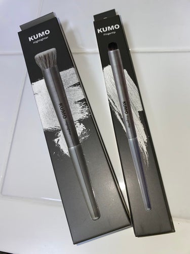 highlighter brush/KUMO/メイクブラシを使ったクチコミ（1枚目）